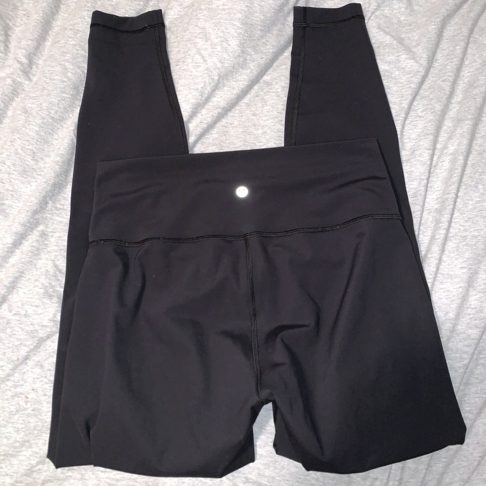 Lululemon Wunder Under Black Sz 8